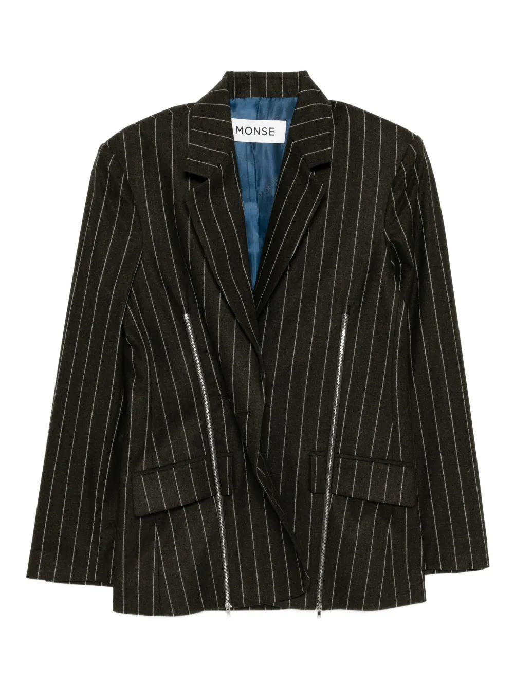 Monse deconstructed lapel blazer | Brown | Image 1