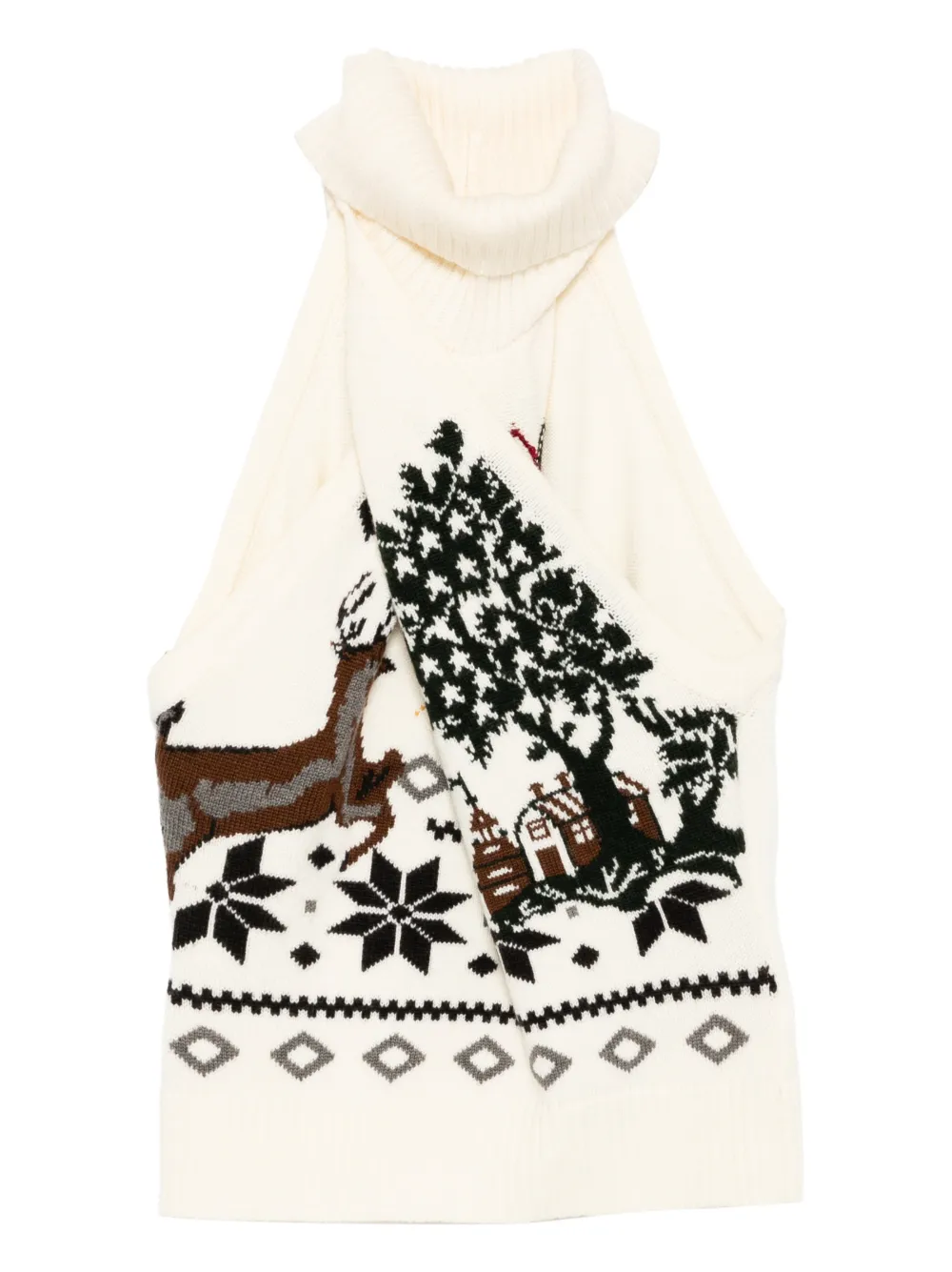 Monse Top Fair Isle - Toni neutri