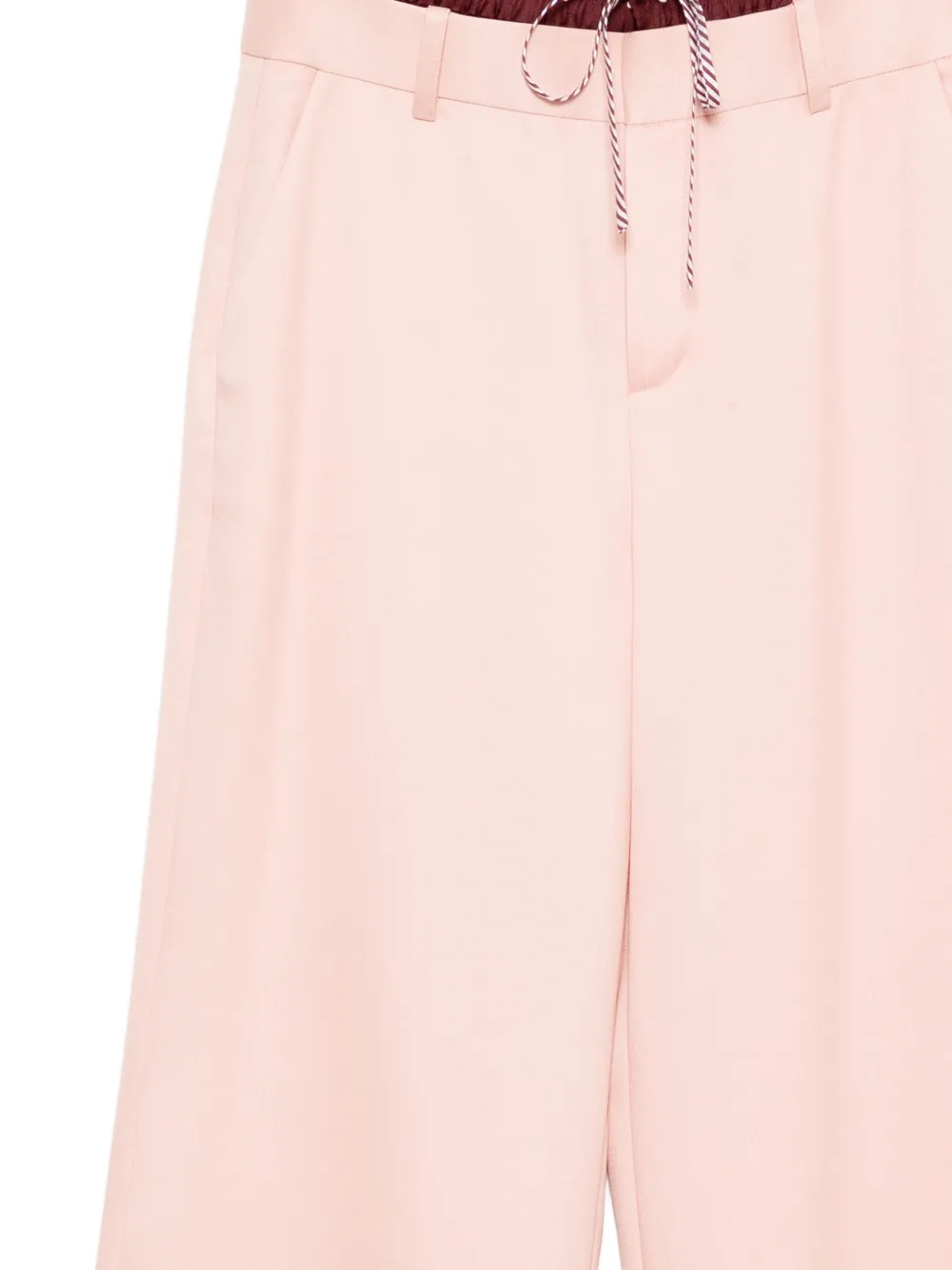 Monse Double Waistband Trousers In Pink