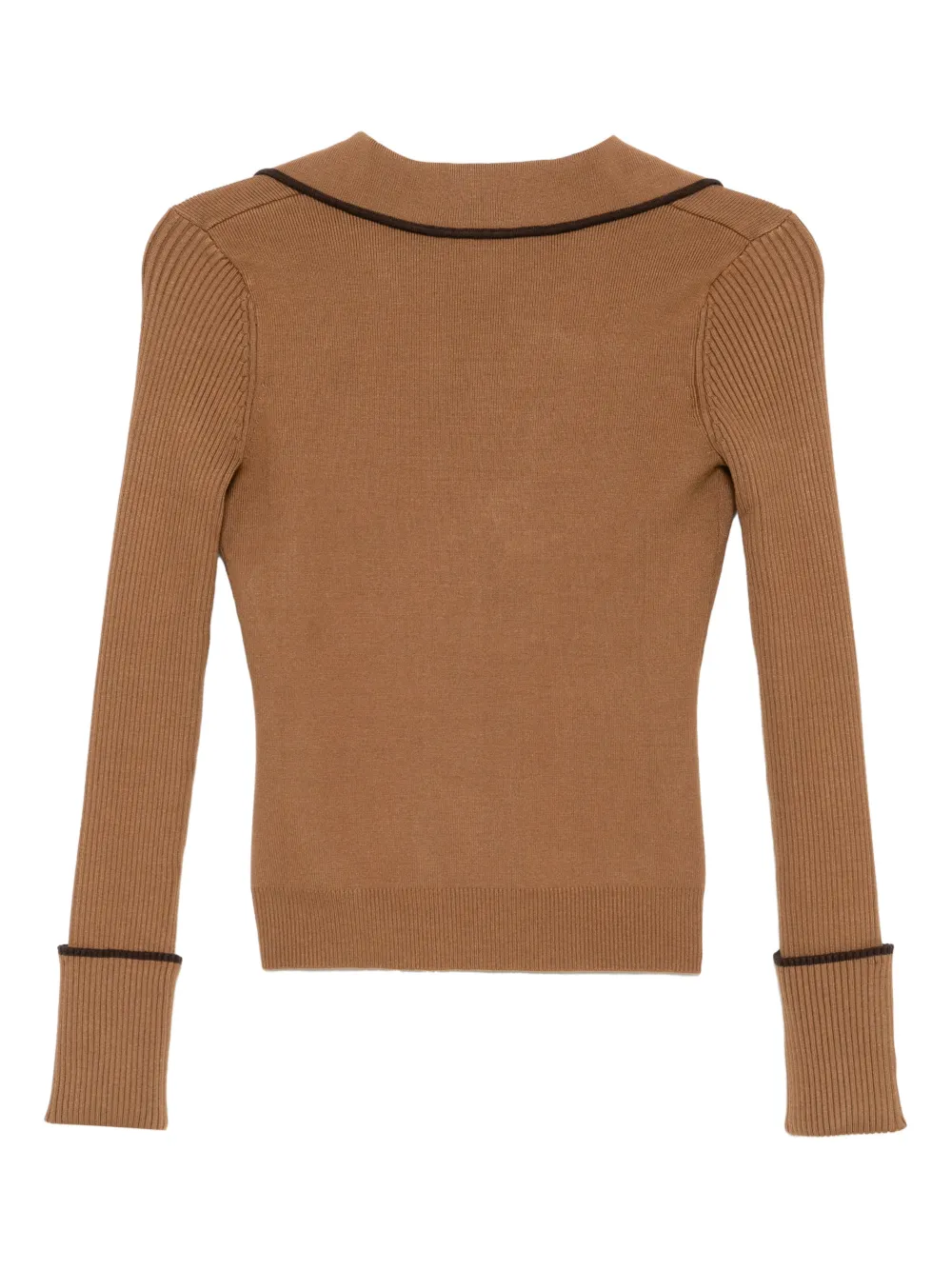 Monse Polo in maglia - Marrone