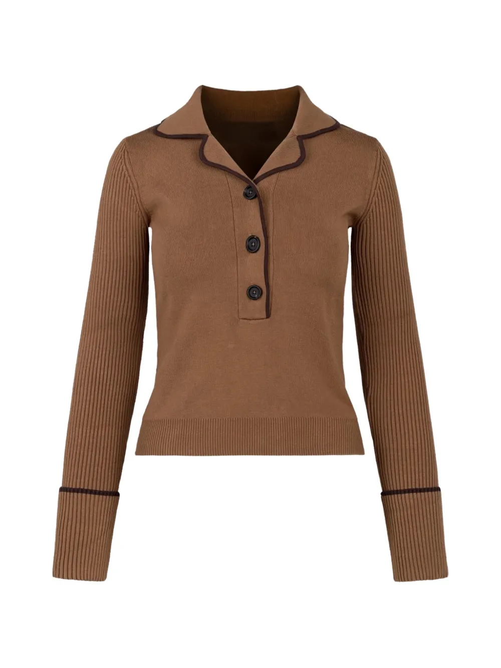 Monse Polo in maglia - Marrone