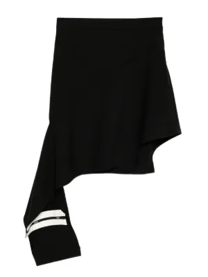 Ottolinger fine-ribbed Mini Skirt | Black | FARFETCH HU