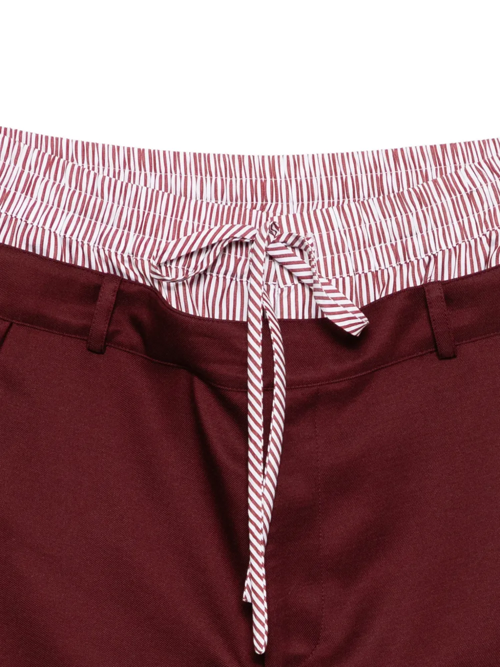  Monse Deconstructed Shorts - Red 