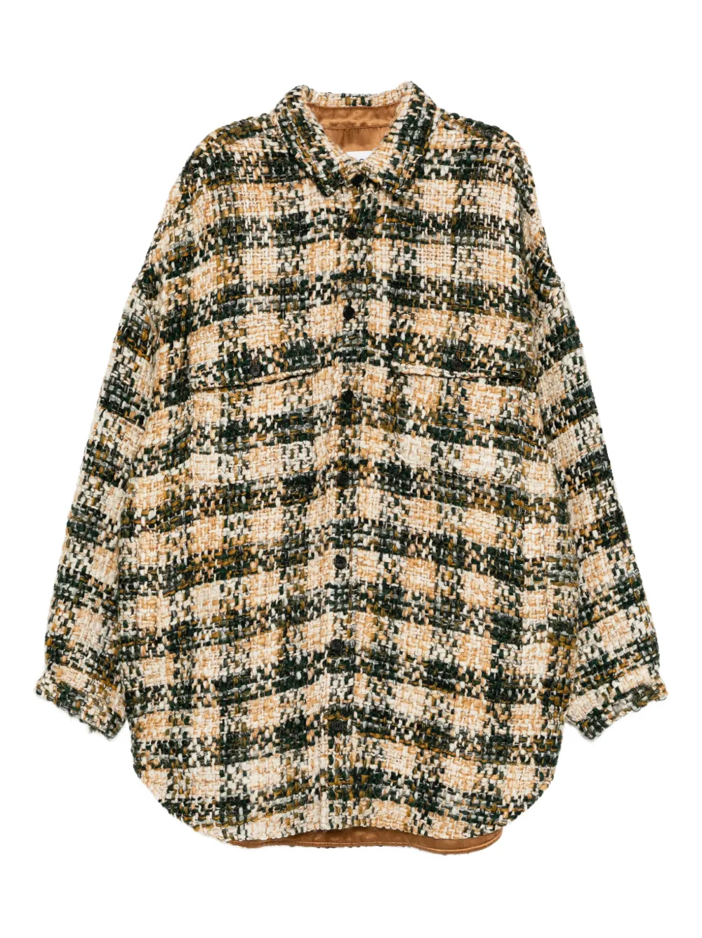 Monse oversized shirt coat | Brown | Image 1