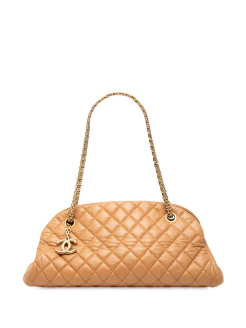 CHANEL Pre-Owned 2010-2011 Medium Lambskin Just Mademoiselle Bowling Bag shoulder bag