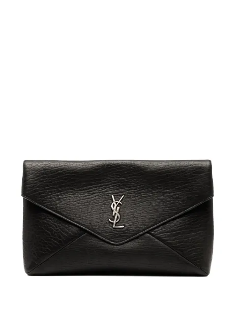 Saint Laurent Pre-Owned bolsa de mano Cassandre Envelope grande de piel de cordero 2023