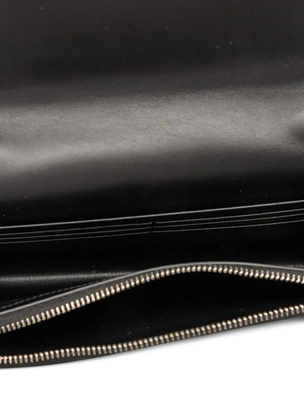 Pre-owned Saint Laurent 2016 Calfskin Cloud Star Applique Classic Monogram Kate Tassel Wallet On Chain Crossbody Bag In Black