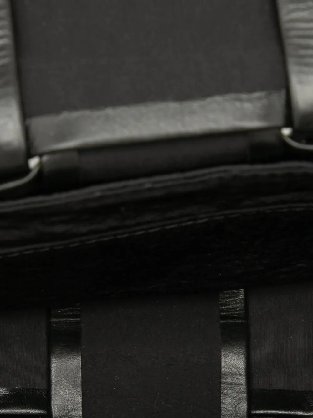 BOTTEGA VENETA Pre-owned 2012-2025 Candy Paper Calfskin Intrecciato Cassette Crossbody Bag In Black