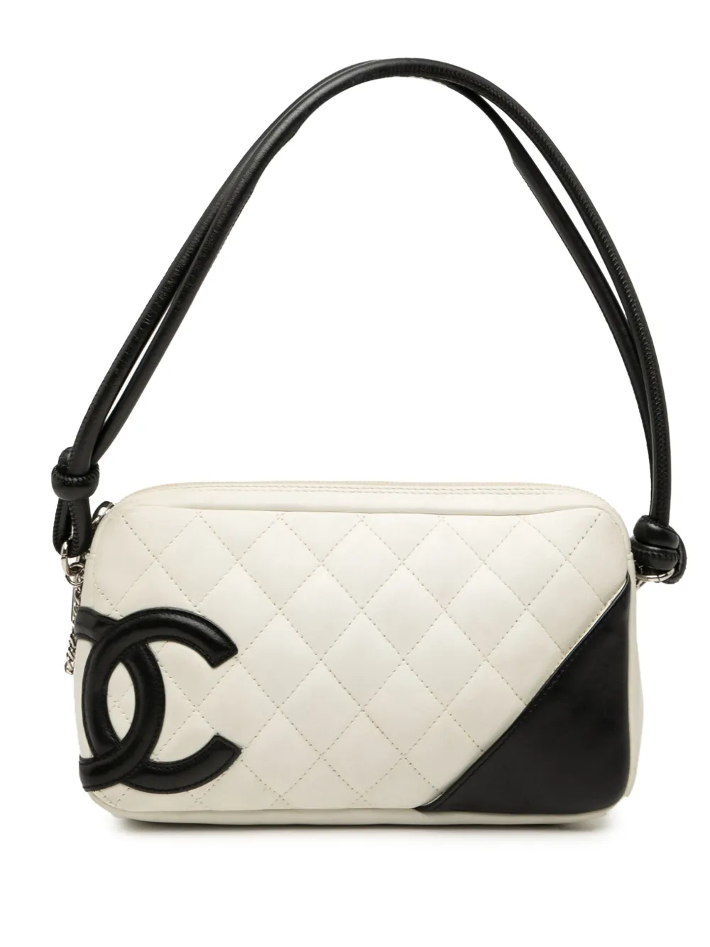 CHANEL Pre-Owned 2004-2005 カンボンライン ポシェット ショルダーバッグ - ブラック CHANEL Pre-Owned 2004-2005 カンボンライン ポシェット ショルダーバッグ - ブラック