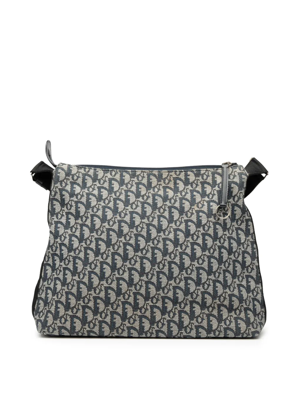 DIOR Pre-owned 2004 Issimo Trotter Canvas Crossbody Bag In Blue