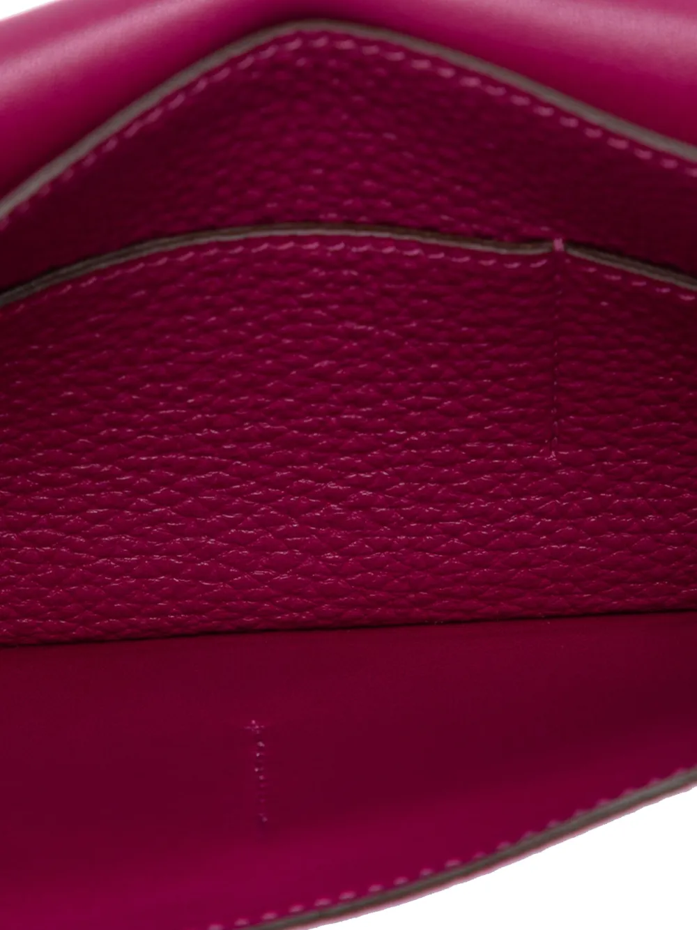 Pre-owned Hermes 2012 Togo Dogon Duo Wallet Gm Long Wallets In Purple