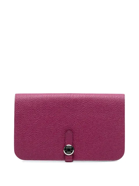 Hermès Pre-Owned cartera Togo Dogon Duo Wallet GM 2012