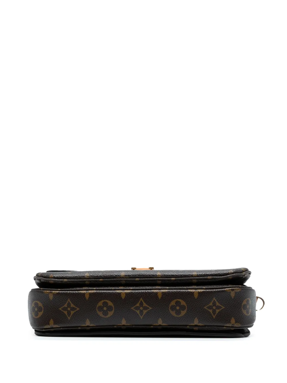 LOUIS VUITTON Pre-owned 2016 Monogram Pochette Metis Satchel In Brown