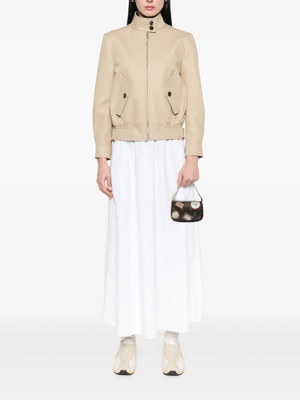 Pre-owned Louis Vuitton 2009 Monogram Trunks And Bags Patch Mini Pochette Accessoires Handbag In Brown