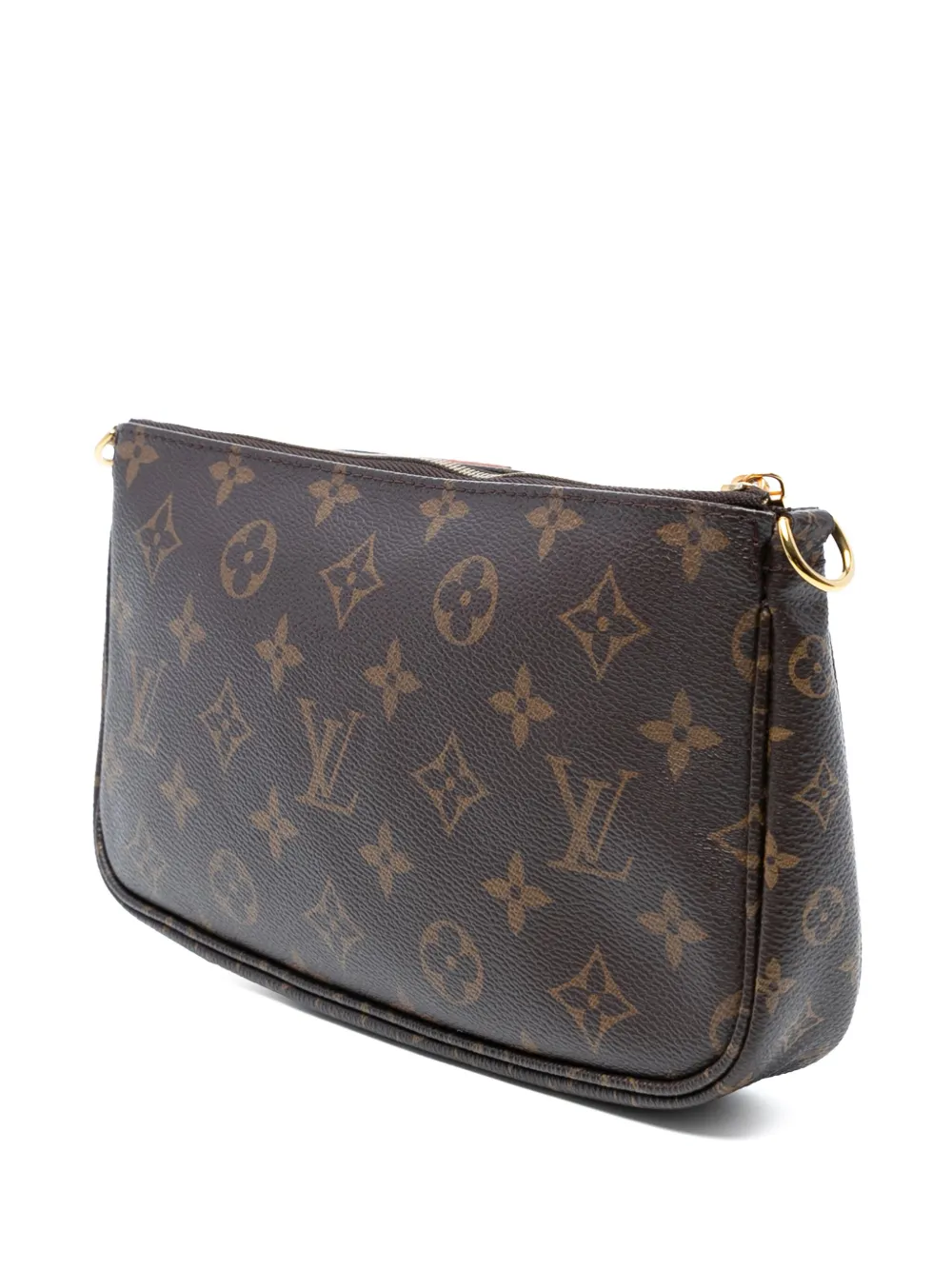 LOUIS VUITTON Pre-owned 2020 Monogram Multi Pochette Accessoires Satchel In Brown
