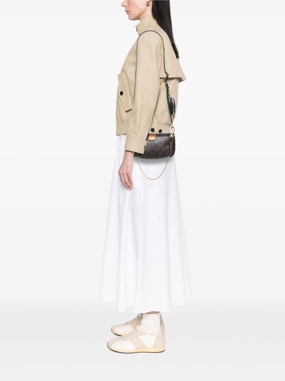 LOUIS VUITTON Pre-owned 2020 Monogram Multi Pochette Accessoires Satchel In Brown