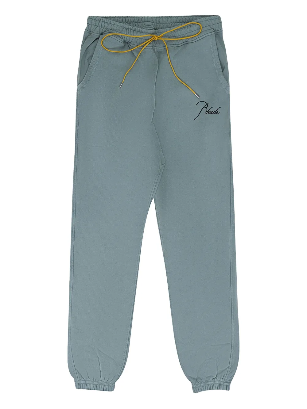 RHUDE drawstring-fastening track pants | Green | Image 1