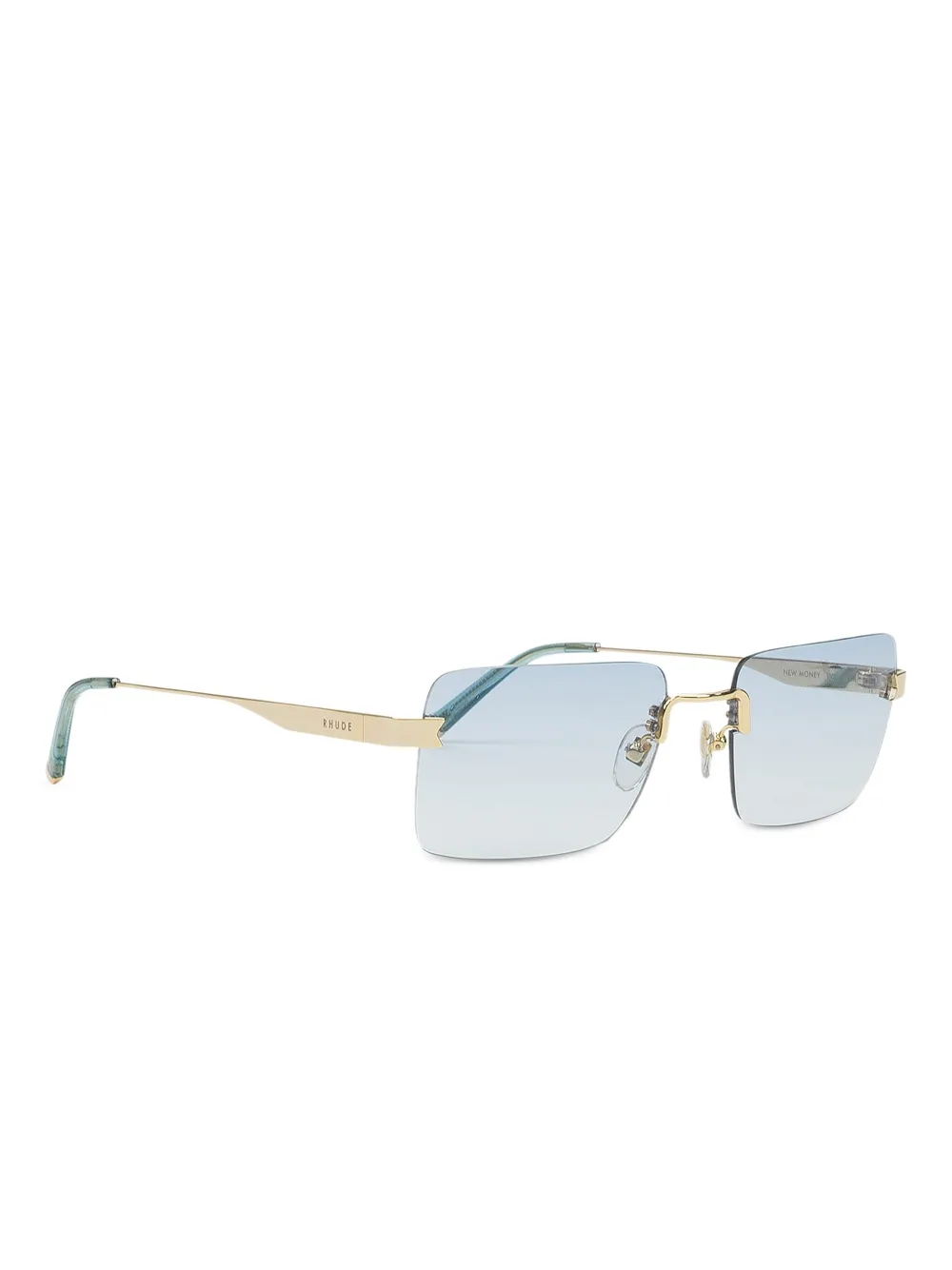 RHUDE square-frame sunglasses | Gold | Image 1