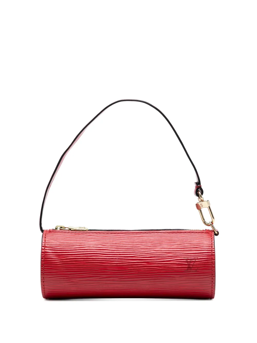 Pre-owned Louis Vuitton 1997 Epi Pochette Papillon Handbag In Red