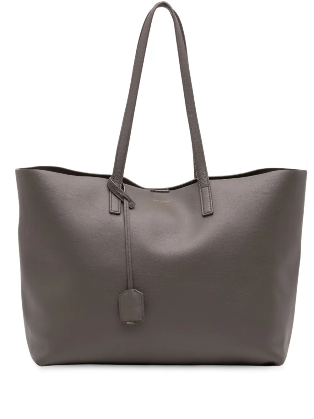 Saint Laurent Pre-Owned 2020 Large Leather East West Shopping tote bag | Grey | Image 1