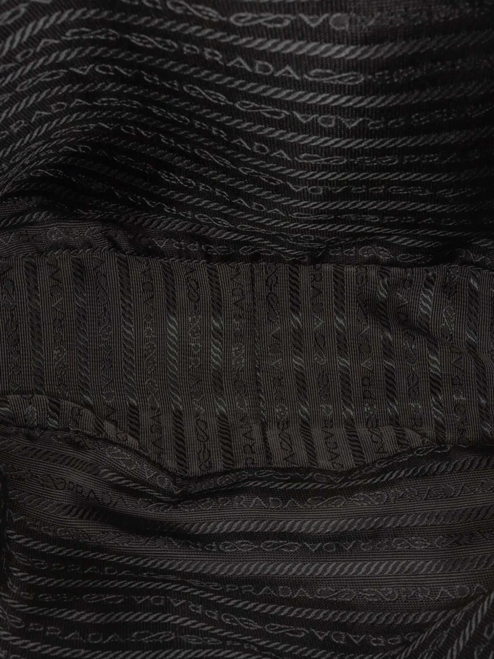 PRADA Pre-owned 2000-2013 Leather And Tessuto Shoulder Bag In Black