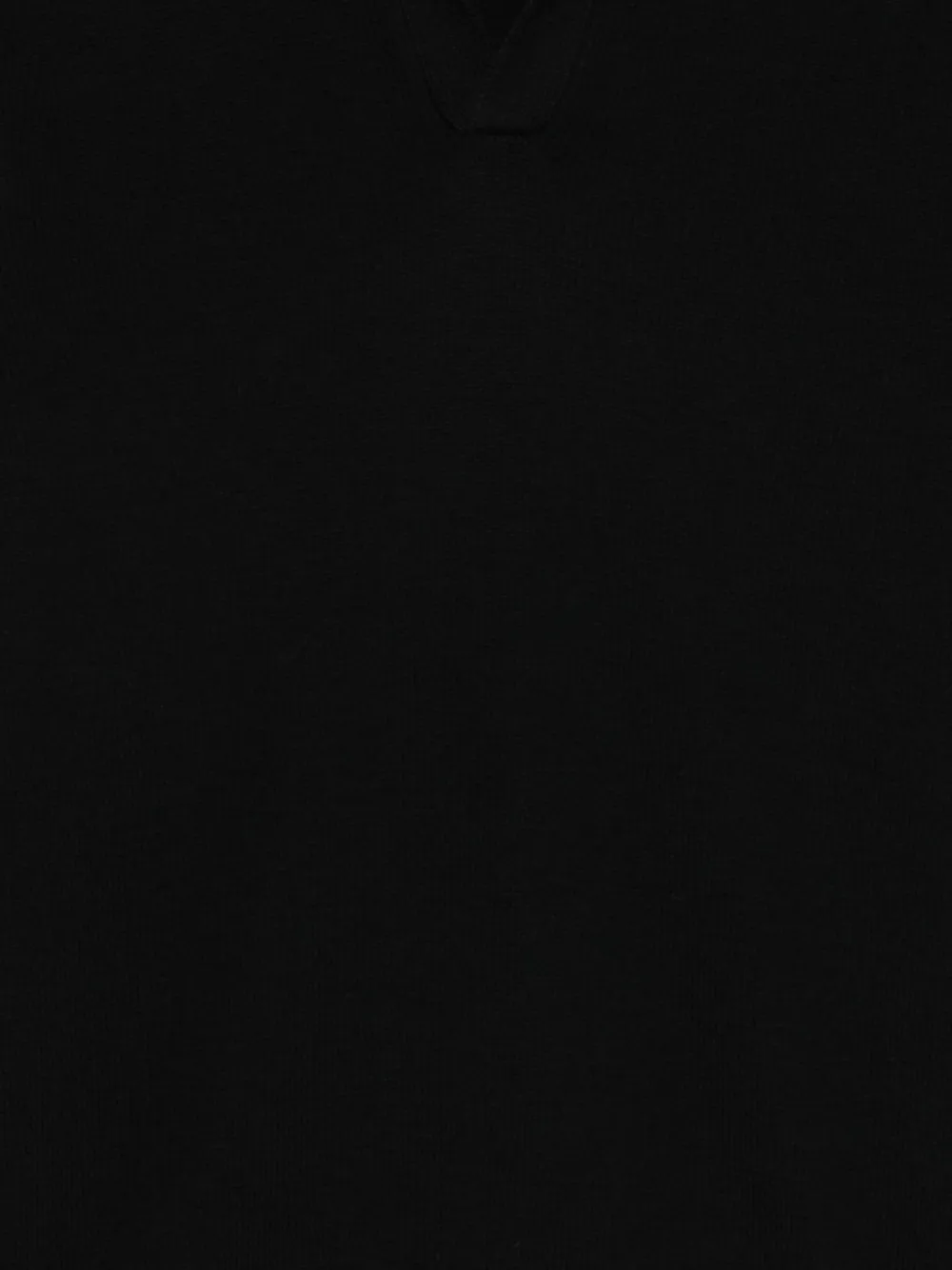 Fileria Collared Long-sleeve Sweater In Black