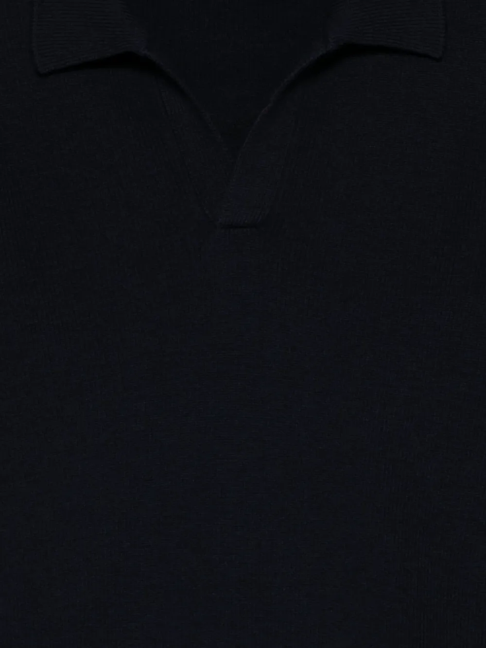 Fileria Collared Sweater In Black