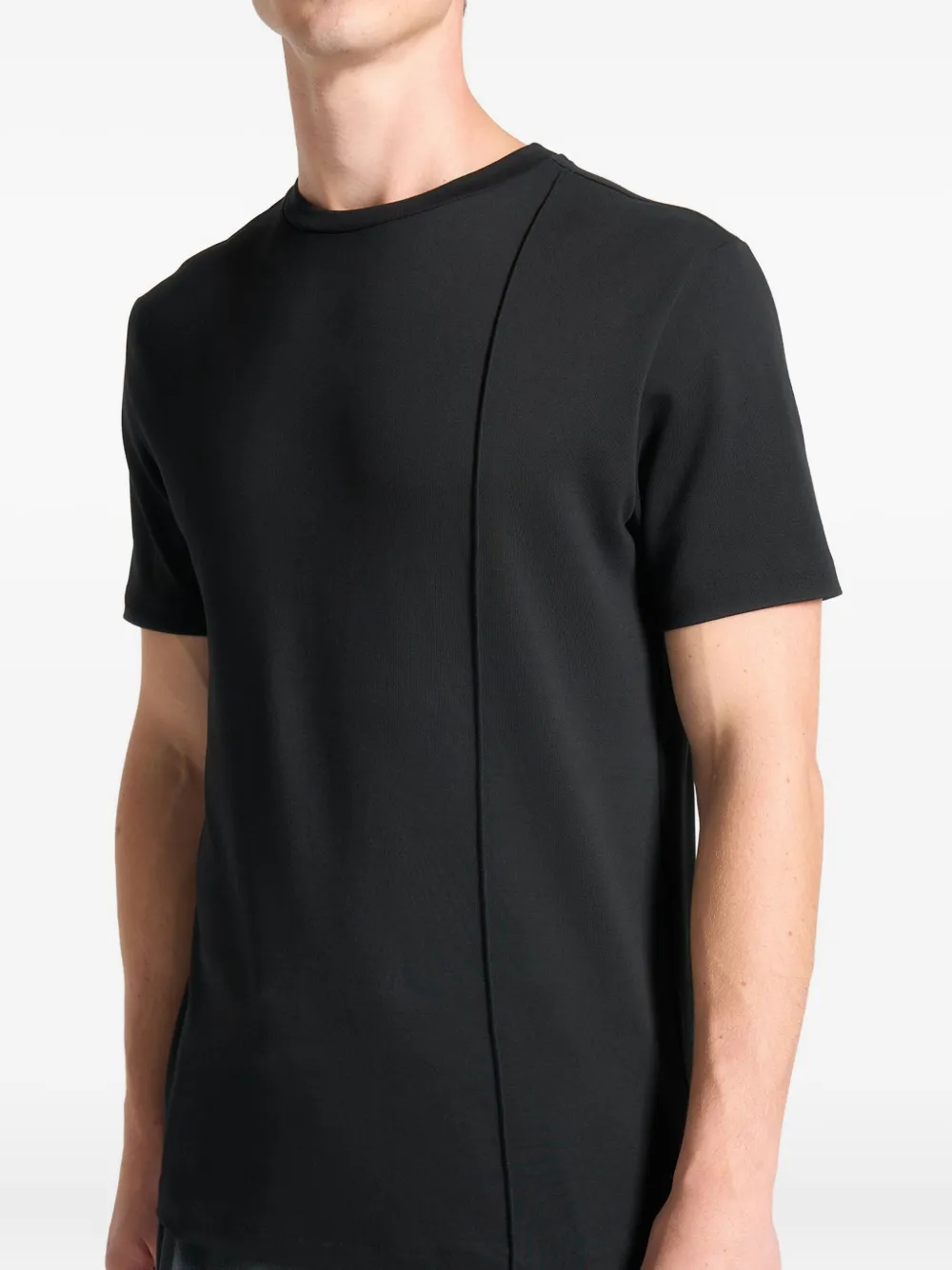 Manière De Voir Bruno Pintuck T-shirt In Black