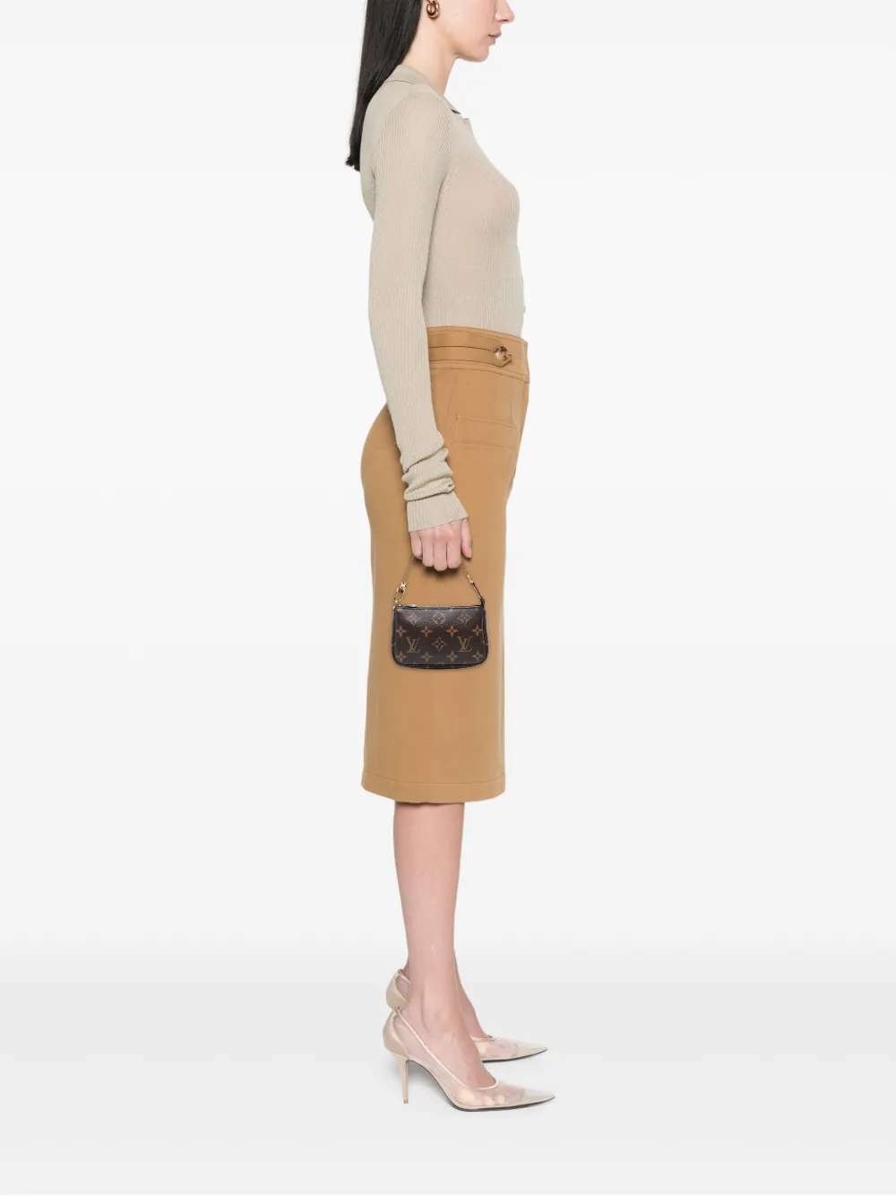 Louis Vuitton Pre-Owned 2019 Monogram Mini Pochette Accessoires handbag | Pre-Owned | Image 2