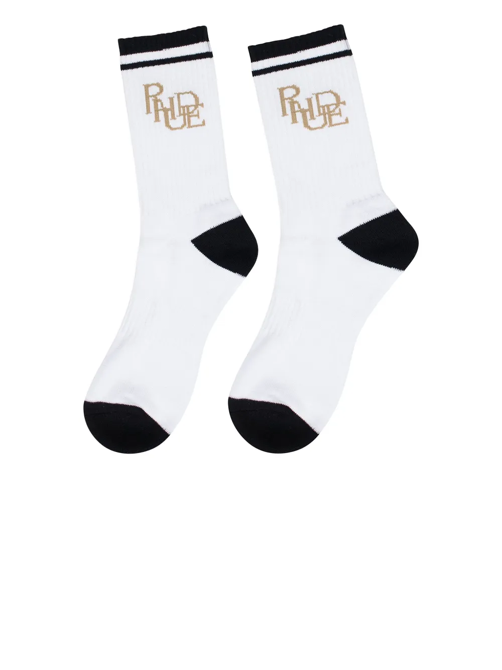RHUDE logo-embroidered socks - Bianco