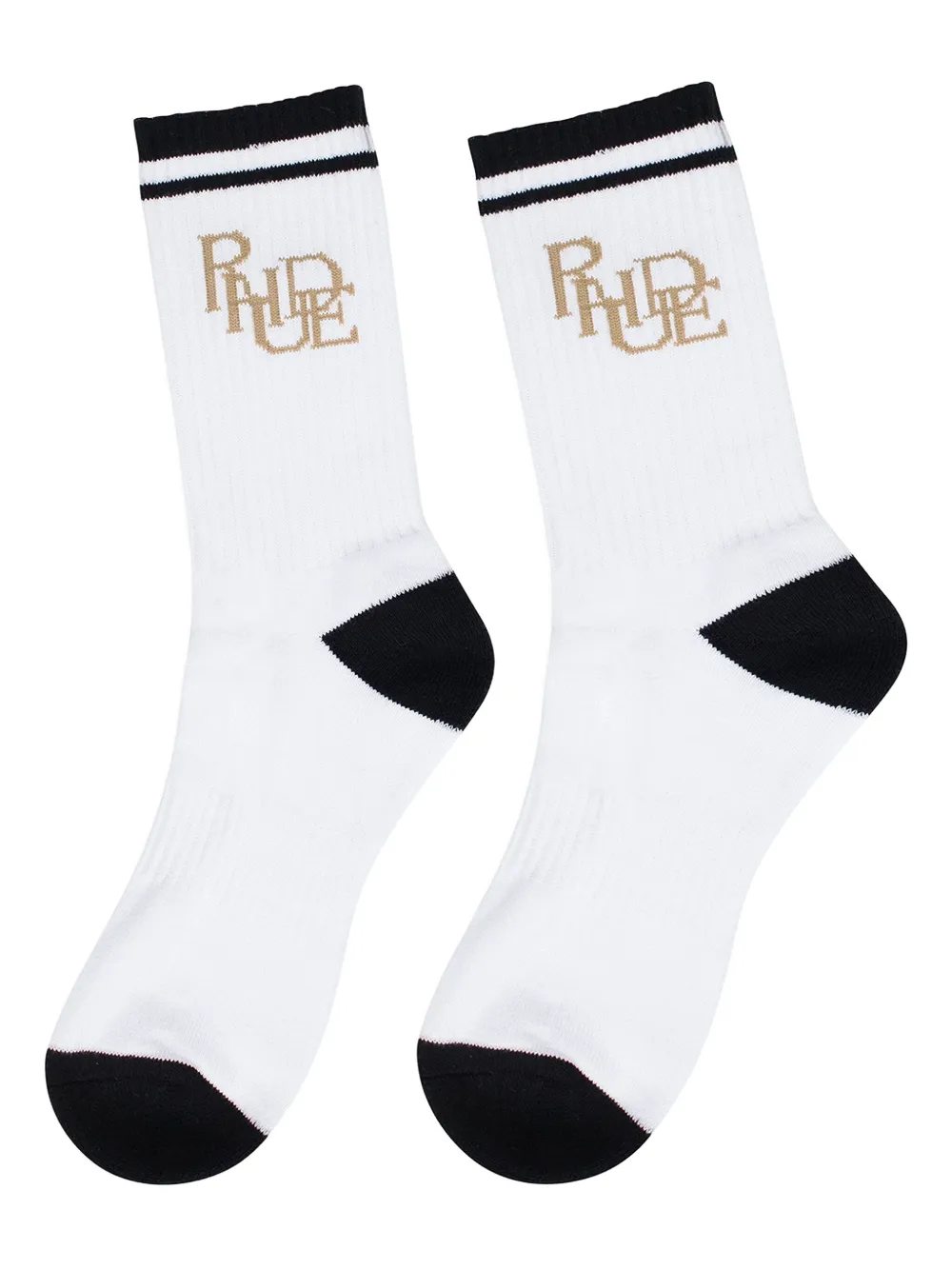 RHUDE calcetines con logo bordado | blanco | Image 1