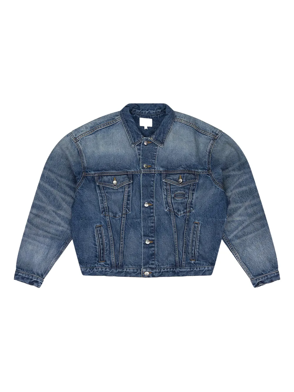 RHUDE button-fastening denim jacket - ブルー