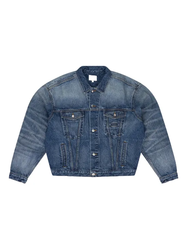 RHUDE ボタン デニムジャケット | ブルー | FARFETCH JP