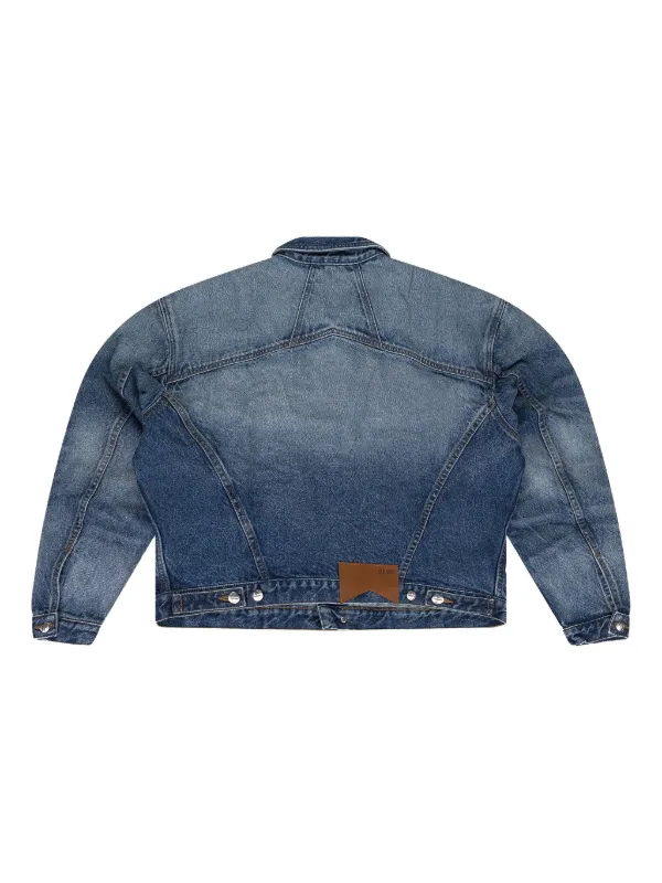 RHUDE ボタン デニムジャケット | ブルー | FARFETCH JP