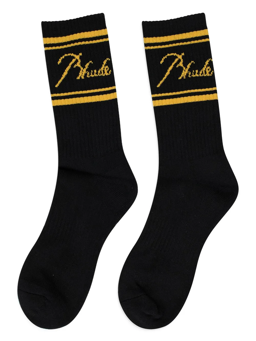 RHUDE calcetines con logo bordado | Image 2