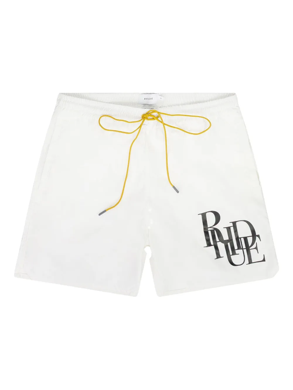 RHUDE logo swim shorts - ホワイト