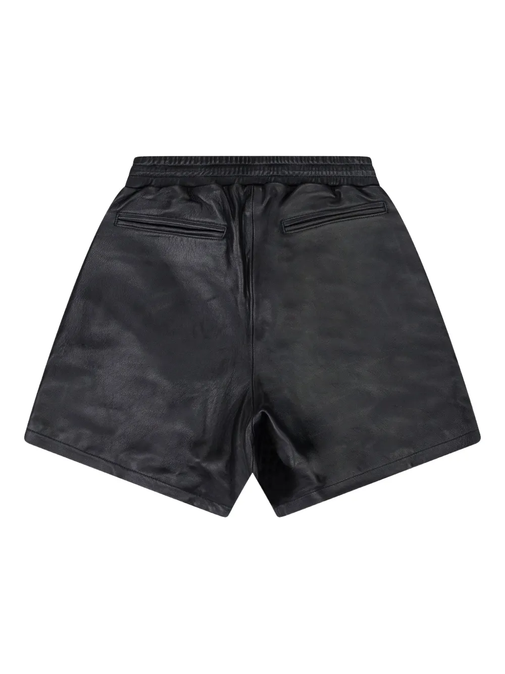 RHUDE Ciesta leather shorts - Zwart