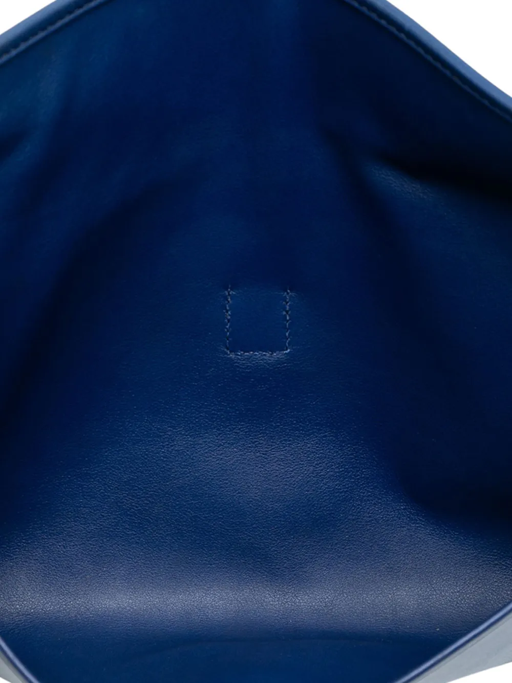 Pre-owned Hermes 2014 Swift Jige Elan 29 Clutch Bag In Blue