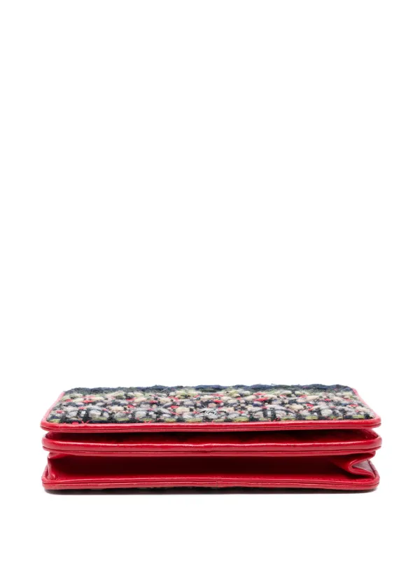 CHANEL Pre-Owned 2015-2016 ココマーク マトラッセ ツイード 