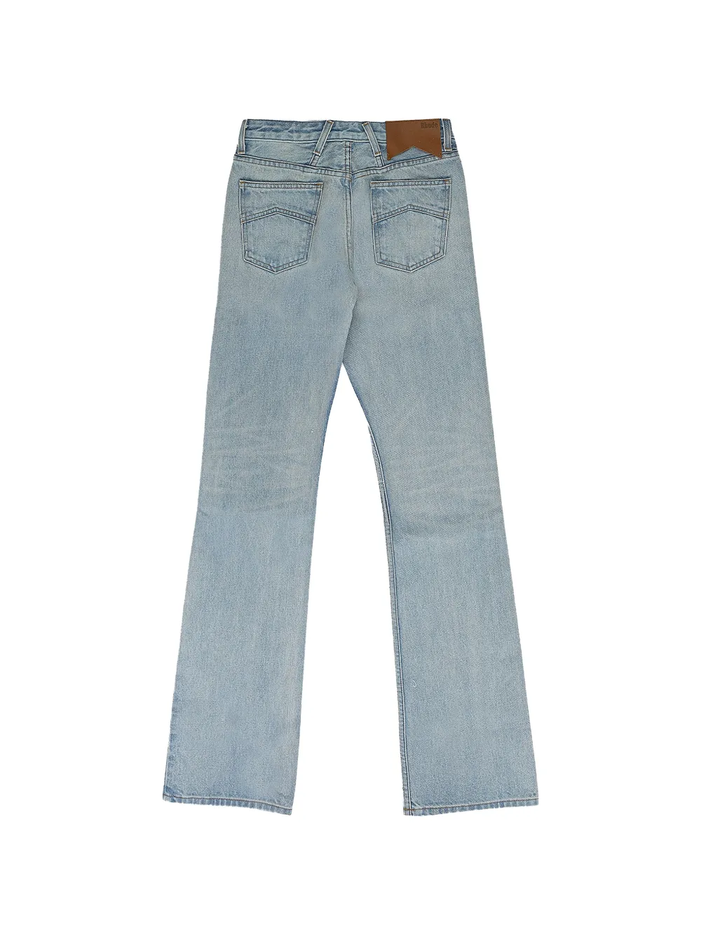 RHUDE Flared bootcut jeans Blauw