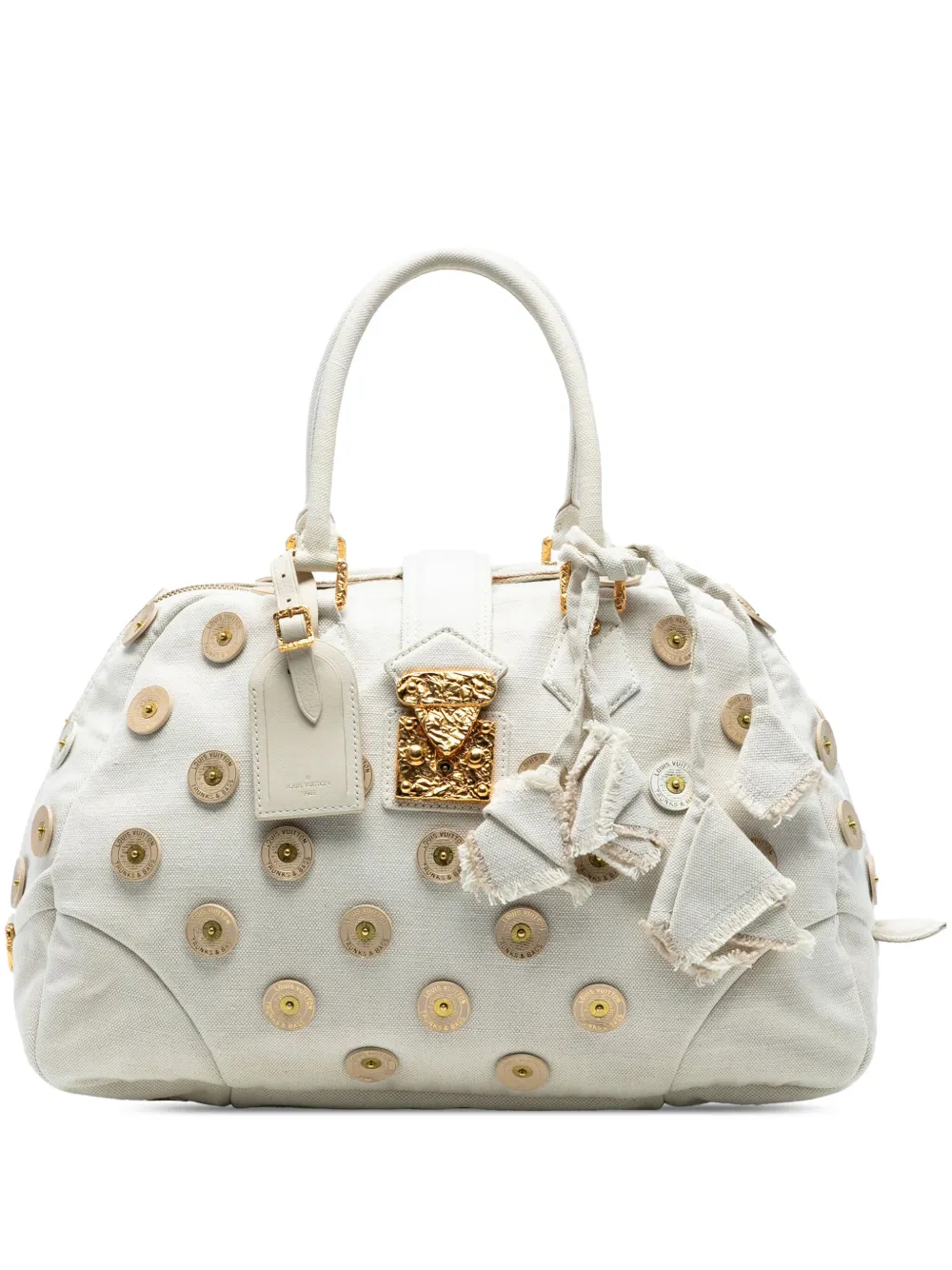 Louis Vuitton Pre-Owned Polka Dots Bowly handväska från 2007 | vit | Image 1