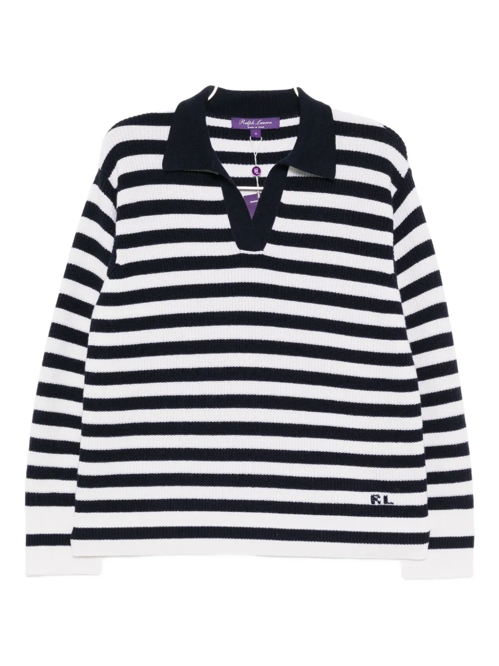 Ralph Lauren Collection striped knit top - Blu
