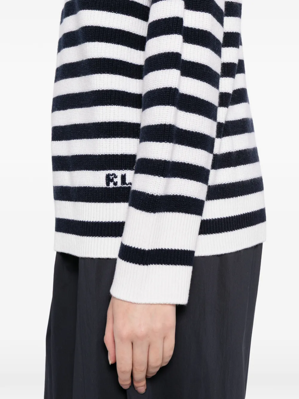 Ralph Lauren Collection Gestreepte top Blauw