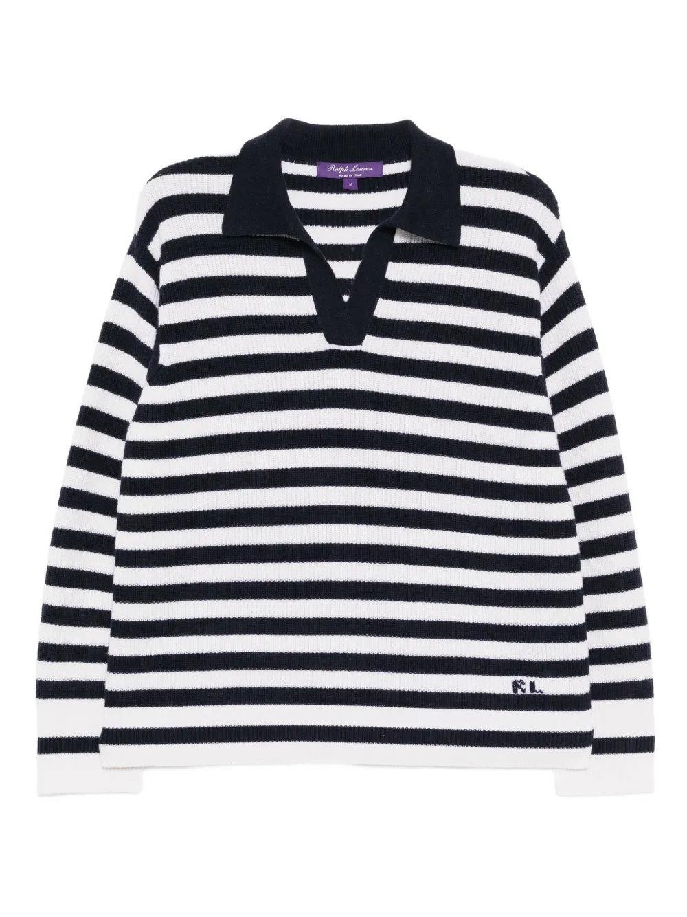 Ralph Lauren Collection striped knit top - Blu