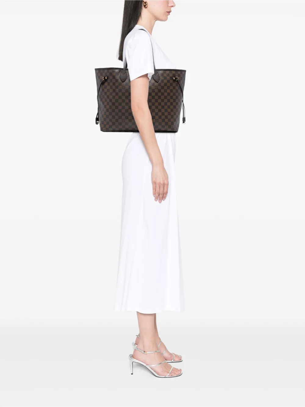 Louis Vuitton Pre-Owned 2009 Damier Ebene Neverfull GM tote bag | Pre-Owned | Image 2