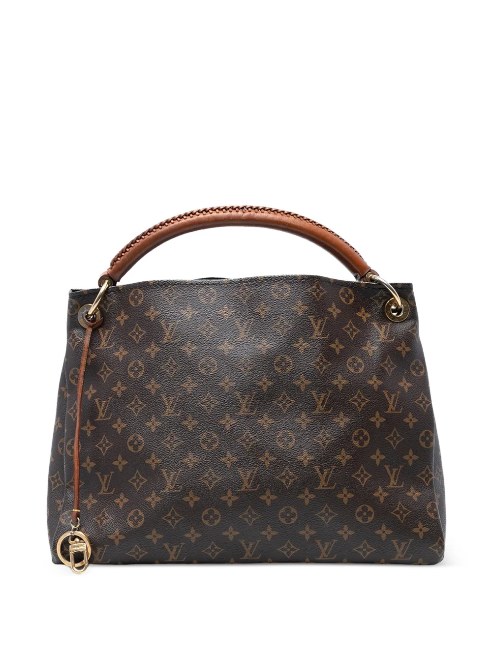 Pre-owned Louis Vuitton 2010 Monogram Artsy Mm Hobo Bag In Brown