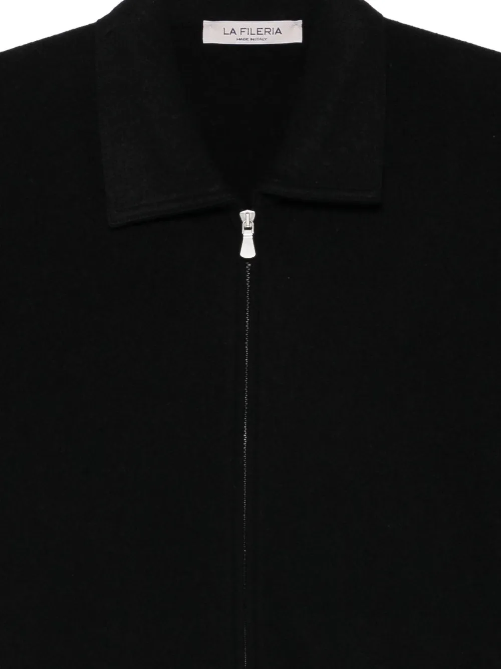 Fileria Cashmere Collar Cardigan In Black