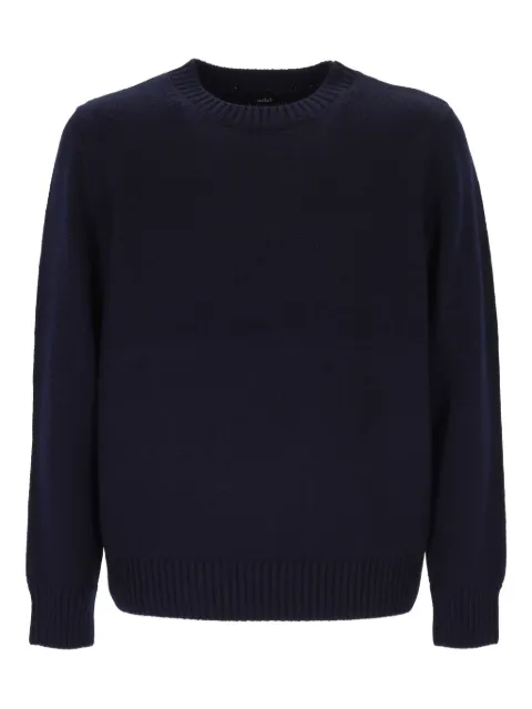 Add fine knit wool sweatshirt
