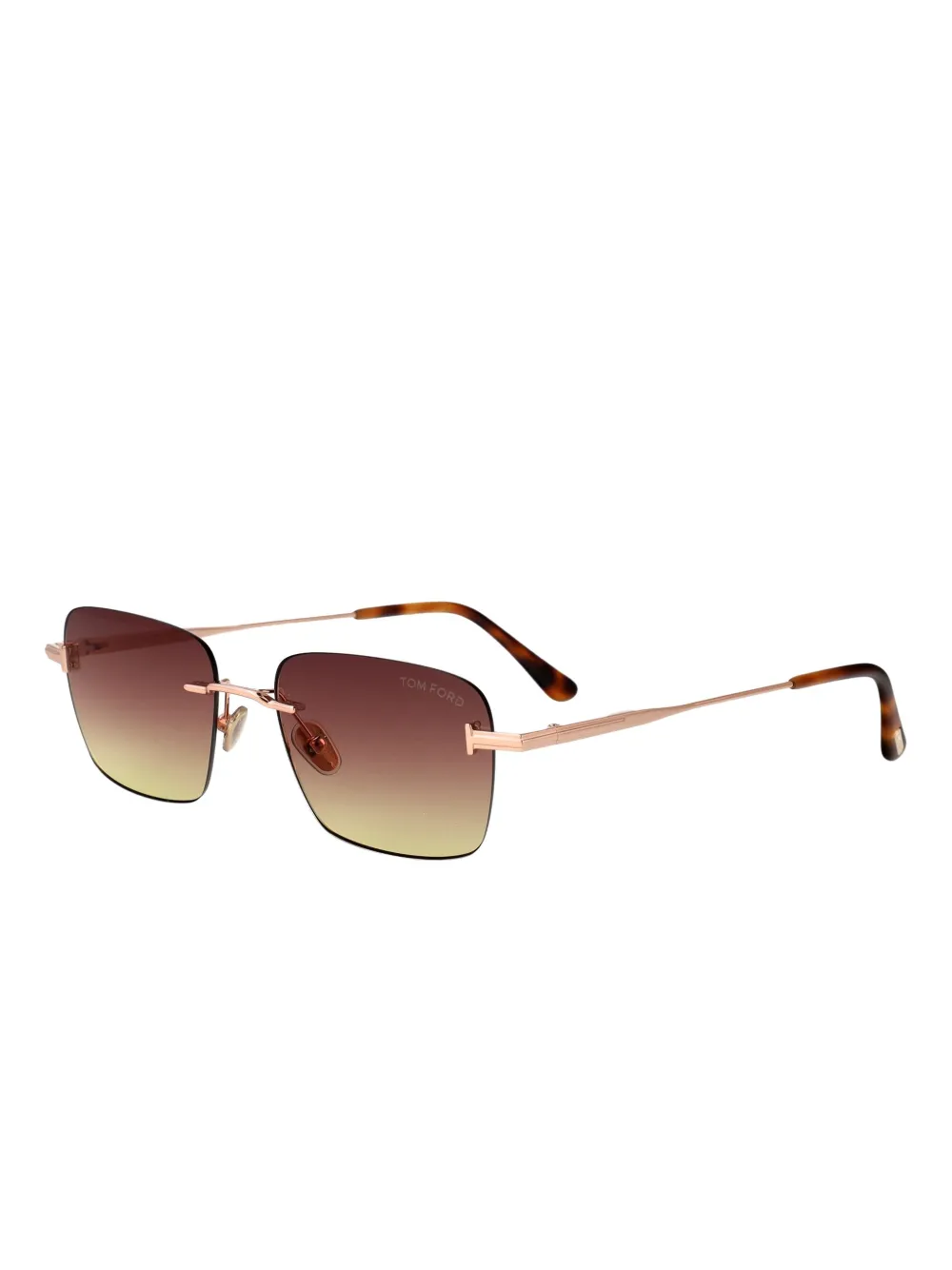 TOM FORD Eyewear Jake rectangle-frame sunglasses | Image 2