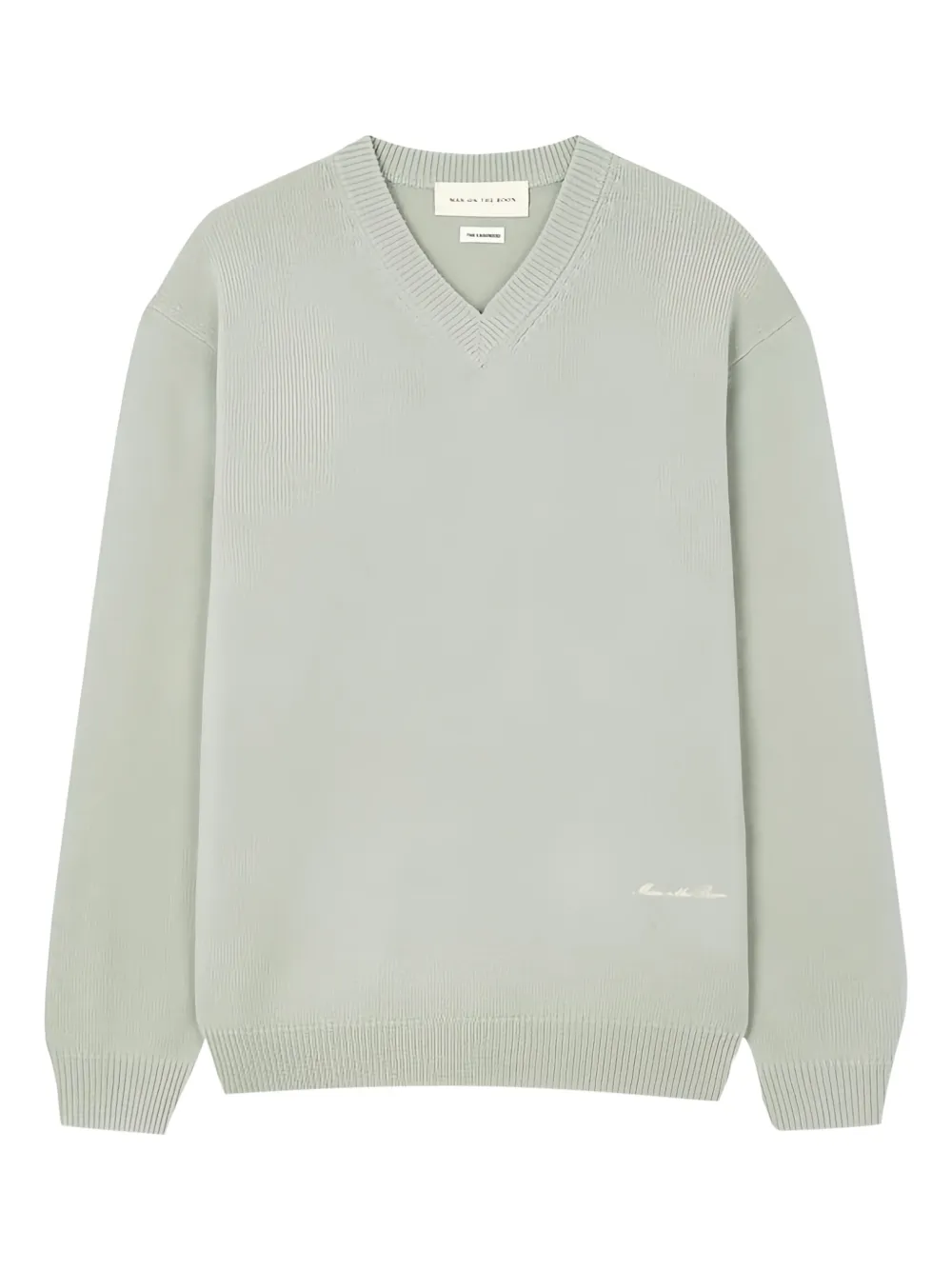 Man On The Boon. V-neck sweater | Grün | Image 1